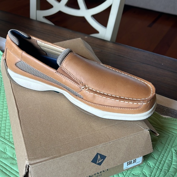 Sperry Intrepid Men's Brown Slip-On Loafers - Picture 3 of 9